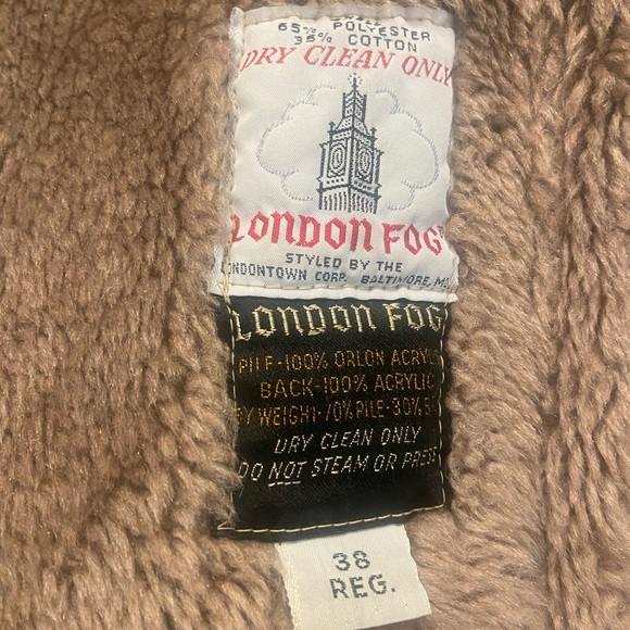 London  Fog Ladies Zip Coat Size 38 small - Picture 11 of 11